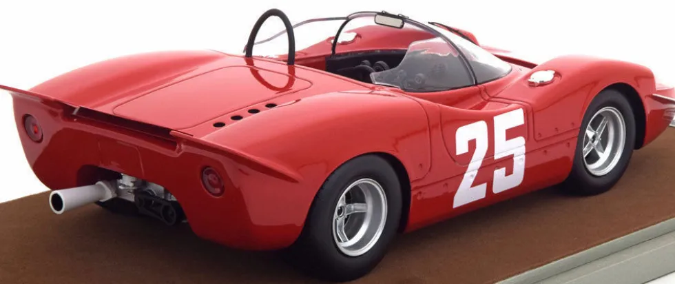 Abarth 2000 S #25 1969 Winner Imola Gijs van Lennep Johannes Ortner Limited Edition to 50pcs 1/18 Model Car Tecnomodel TM18-58 E