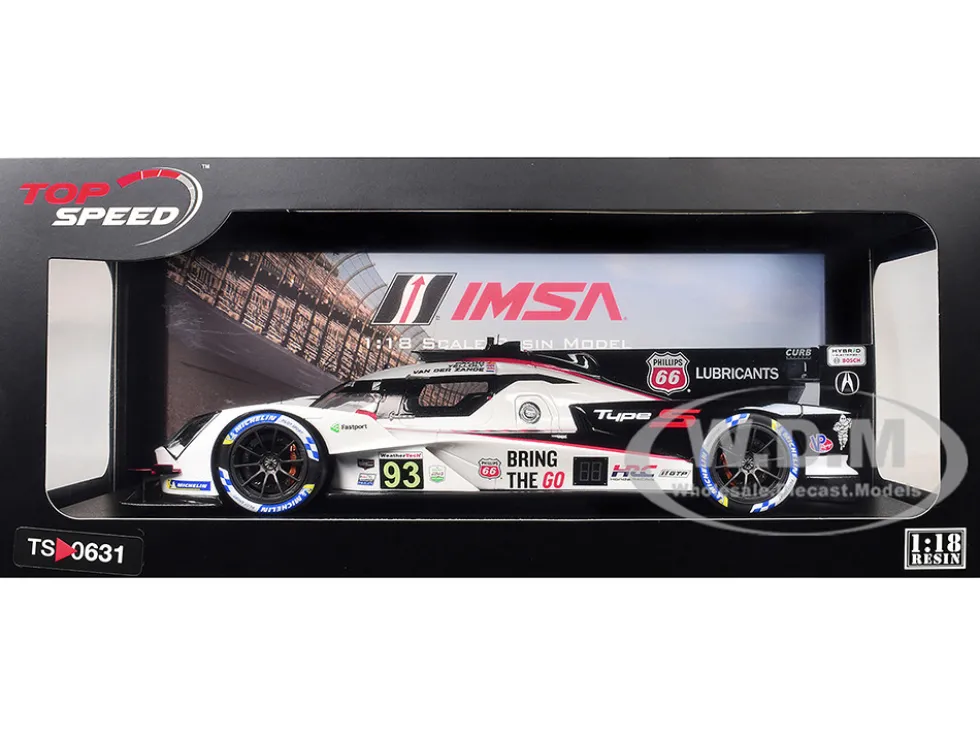 Acura ARX-06 GTP #93 Kakunoshin Ohta - Alex Palou - Renger van der Zande - Nick Yelloly "Acura Meyer Shank Racing with Curb-Agajanian" "24 Hours of Daytona" (2025) 1/18 Model Car by Top Speed