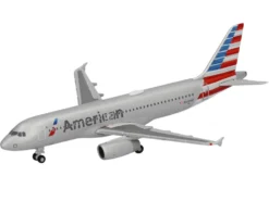Airbus A320 Commercial Aircraft "American Airlines" (N680AW) Silver with Blue and Red Tail 1/500 Diecast Model Airplane by Herpa