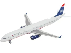 Airbus A321 Commercial Aircraft "American Airlines" (N578UW) Gray with Blue Tail 1/500 Diecast Model Airplane by Herpa