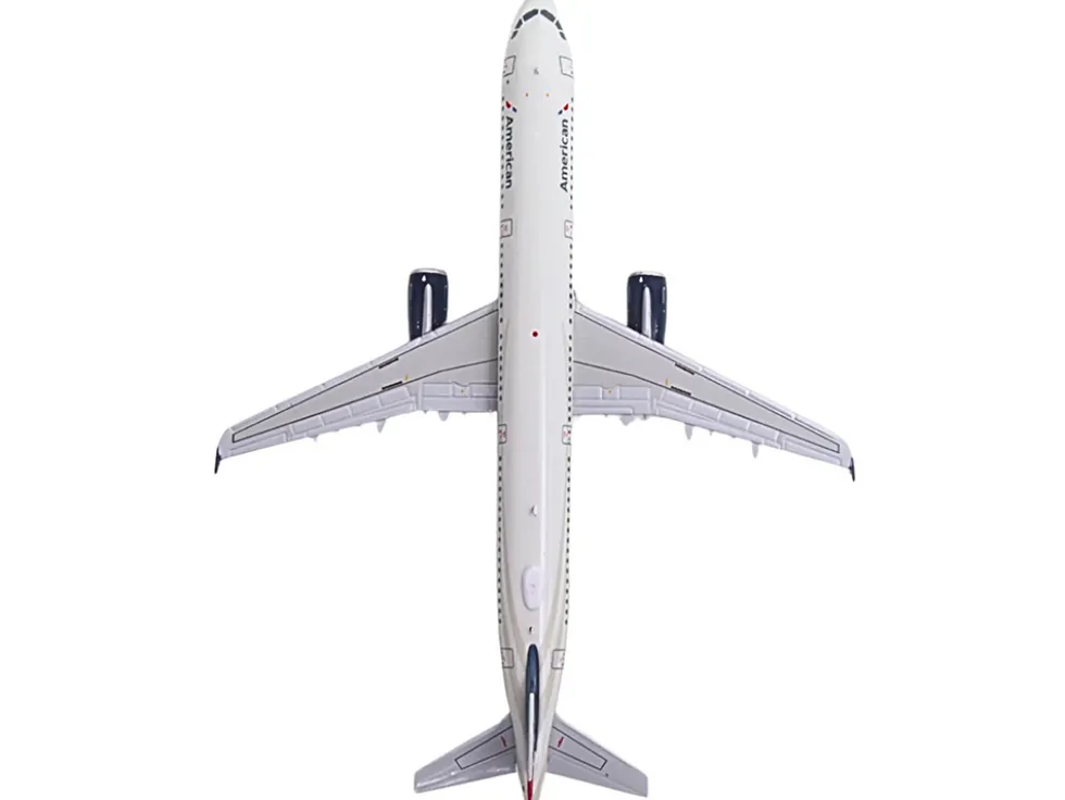 Airbus A321 Commercial Aircraft "American Airlines - US Airways Heritage Jet" (N578UW) White with Blue Tail 1/400 Diecast Model Airplane by GeminiJets