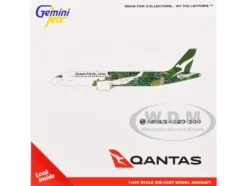 Airbus A220-300 Commercial Aircraft "QantasLink - Minyma Kutjara Tjukurpa" (VH-X4A) White with Graphics 1/400 Diecast Model Airplane by GeminiJets