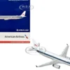 Airbus A321 Commercial Aircraft "American Airlines - Allegheny Heritage" (N579UW) White with Blue Stripes 1/400 Diecast Model Airplane by GeminiJets