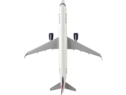 Airbus A321 Commercial Aircraft "Delta Air Lines" (N301DN) White with Red and Blue Tail (Snap-Fit) 1/150 Plastic Model by Skymarks