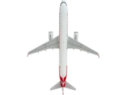 Airbus A321P2F Commercial Aircraft "Qantas Freight - Santa’s Freight" (VH-XF4) White with Graphics and Red Tail "Gemini 200" Series 1/200 Diecast Model Airplane by GeminiJets