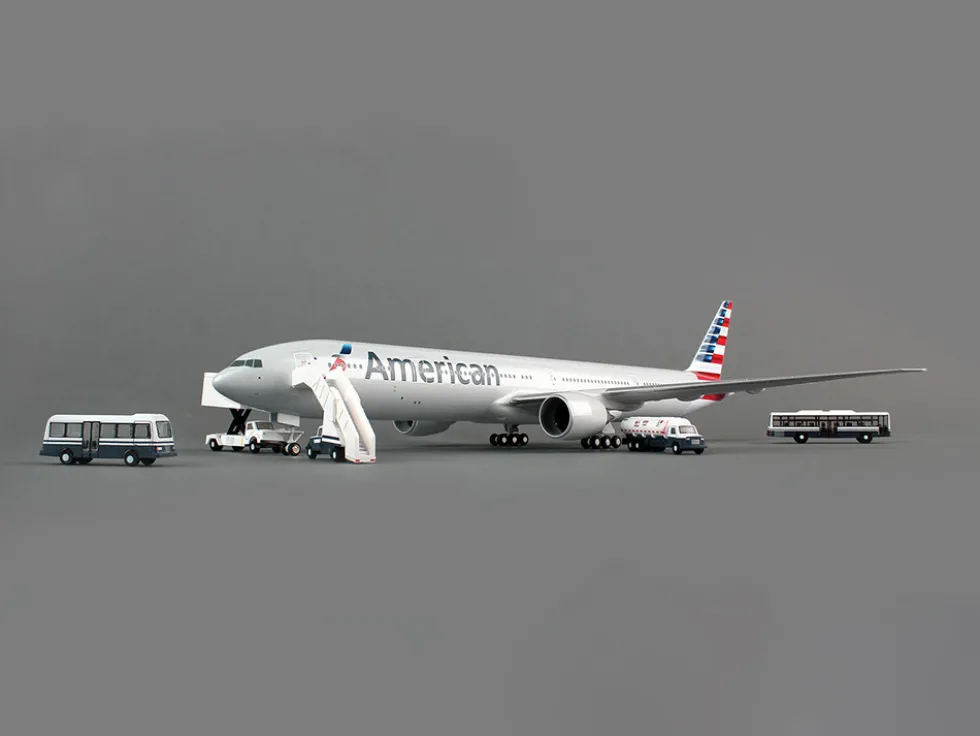 Airport Service Vehicles Set of 5 pieces Gemini 200 Series Diecast Models GeminiJets G2APS450