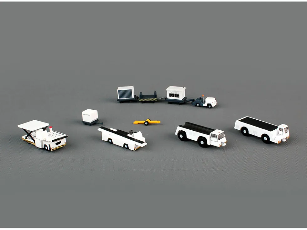 Airport Support Equipment Set of 10 pieces Gemini 200 Series Diecast Models GeminiJets G2APS451