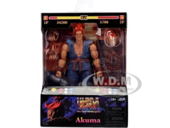 Akuma 6" Moveable Figure with Accessories and Alternate Head and Hands "Ultra Street Fighter II: The Final Challengers" (2017) Video Game Model by Jada