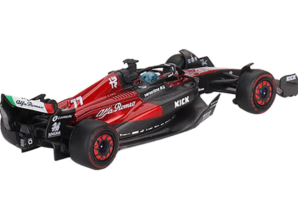 Alfa Romeo C43 #77 Valtteri Bottas "Alfa Romeo F1 Team Kick" Formula One F1 "Australian GP" (2023) Limited Edition 1/64 Diecast Model Car by Mini GT
