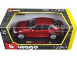 2016 Alfa Romeo Giulia Burgundy 1/24 Diecast Model Car Bburago 21080