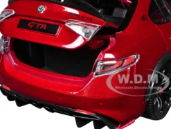 Alfa Romeo Giulia GTA Red Metallic with Carbon Top 1/18 Diecast Model Car by Bburago
