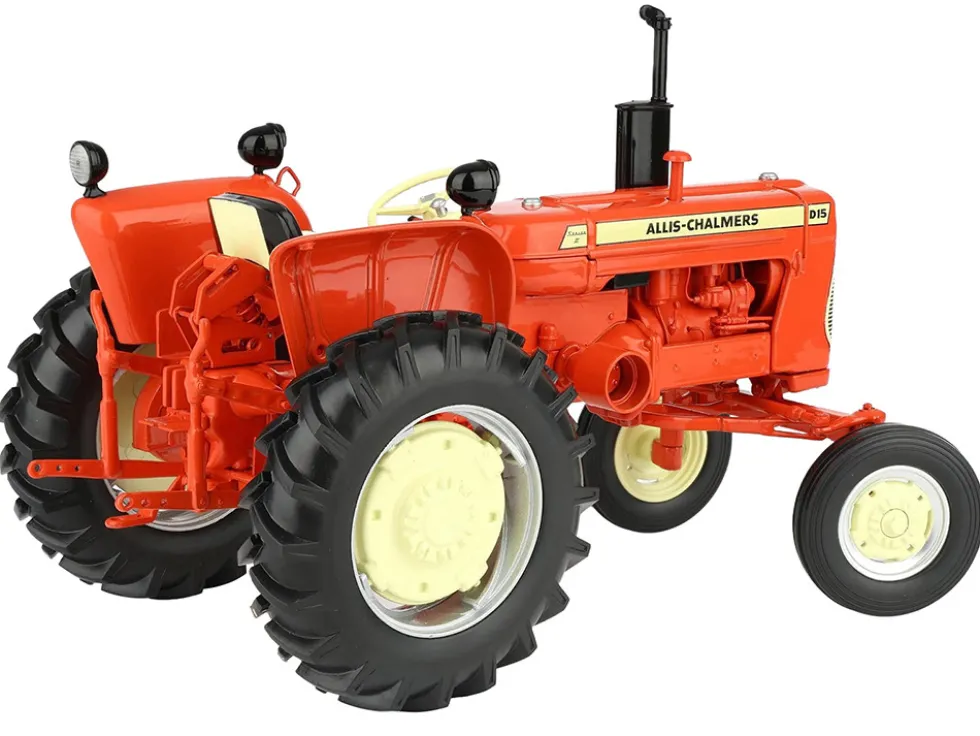 Allis-Chalmers D-15 Wide Front Tractor with Rear Spin Out Wheels Orange with Cream Stripes "Classic Series" 1/16 Diecast Model by SpecCast