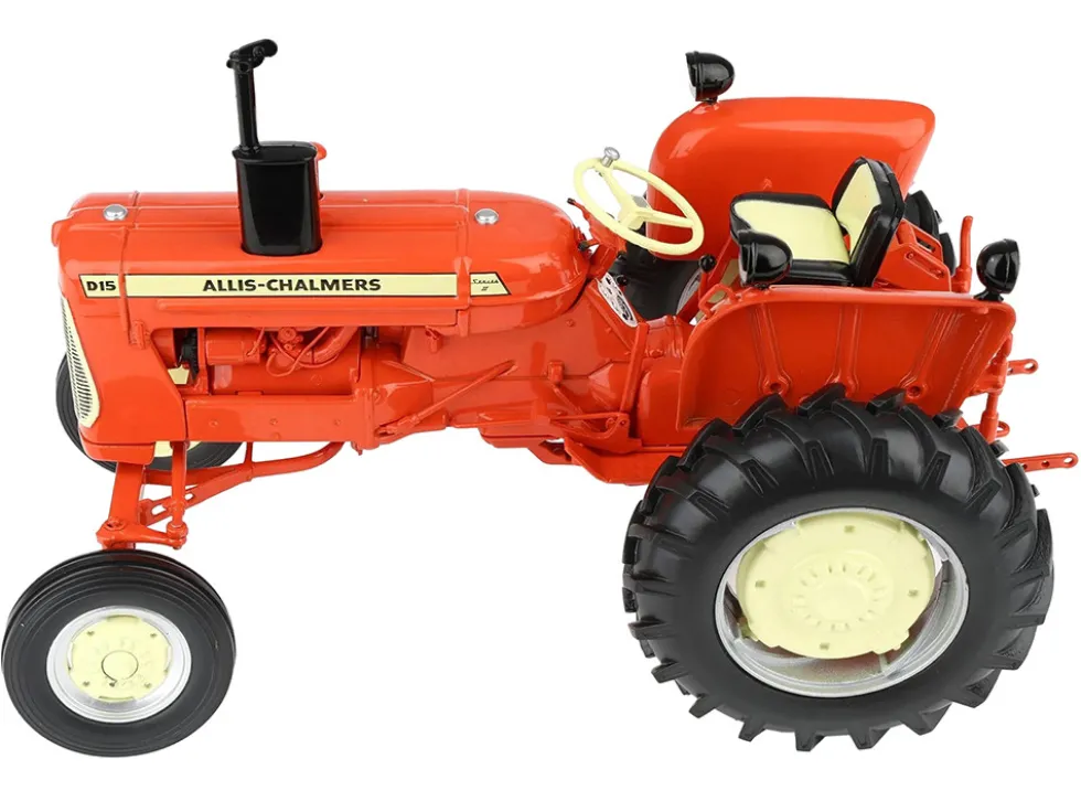 Allis-Chalmers D-15 Wide Front Tractor with Rear Spin Out Wheels Orange with Cream Stripes "Classic Series" 1/16 Diecast Model by SpecCast
