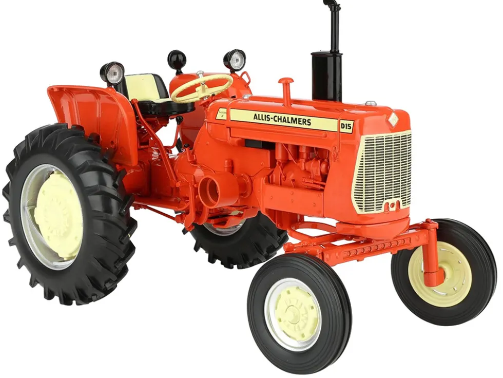 Allis-Chalmers D-15 Wide Front Tractor with Rear Spin Out Wheels Orange with Cream Stripes "Classic Series" 1/16 Diecast Model by SpecCast