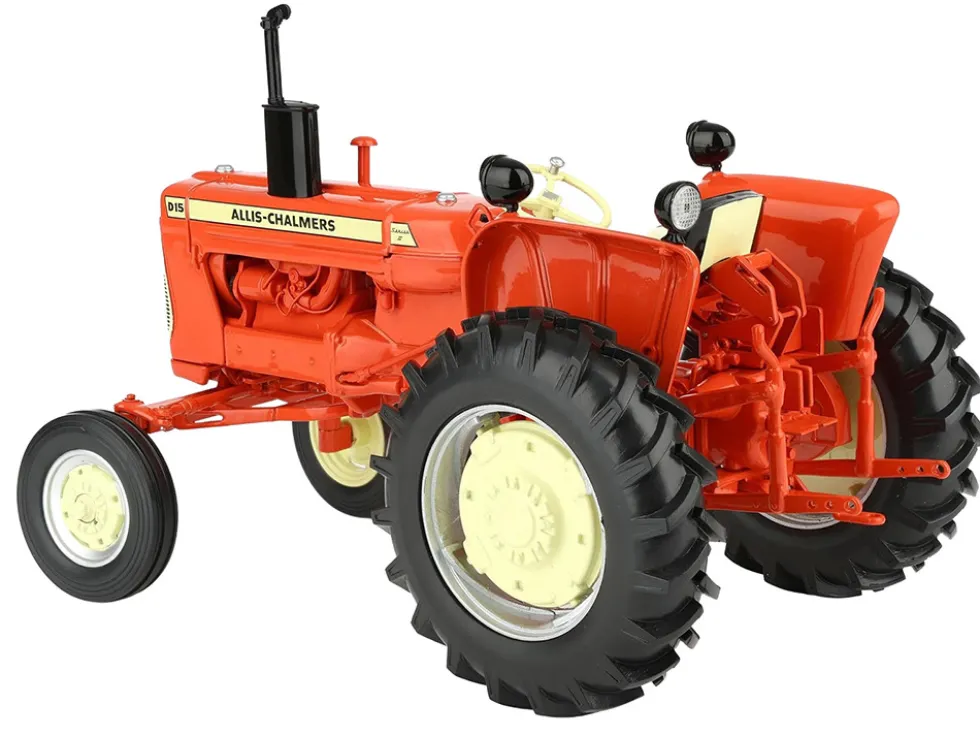 Allis-Chalmers D-15 Wide Front Tractor with Rear Spin Out Wheels Orange with Cream Stripes "Classic Series" 1/16 Diecast Model by SpecCast