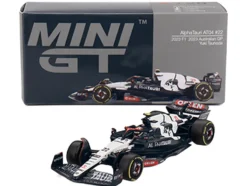 AlphaTauri AT04 #22 Yuki Tsunoda Formula One F1 "Australian GP" (2023) Limited Edition 1/64 Diecast Model Car by Mini GT