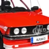 1980 Alpina E21 C1 2.3 Red with Gray Stripes 1/18 Diecast Model Car by Solido