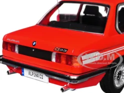 1980 Alpina E21 C1 2.3 Red with Gray Stripes 1/18 Diecast Model Car by Solido