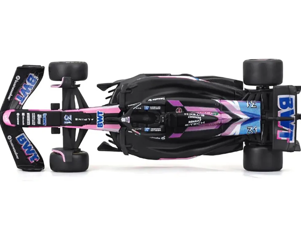 Alpine A524 #31 Esteban Ocon "BWT" "Formula One F1 World Championship" (2024) "Race" Series 1/43 Diecast Model Car by Bburago