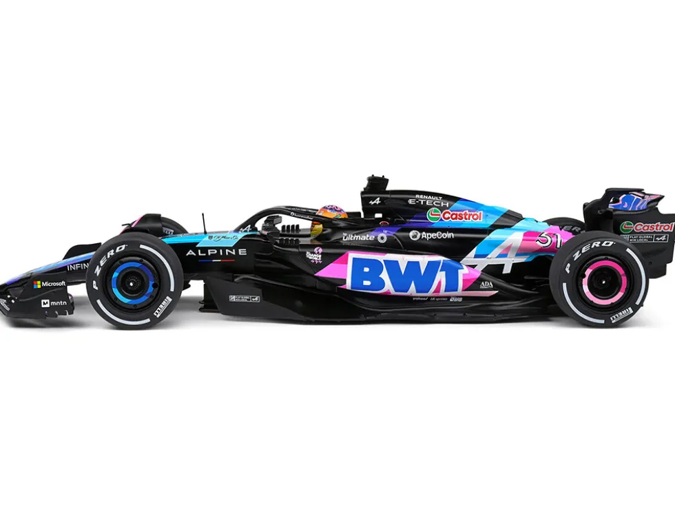 Alpine A524 #31 Esteban Ocon "BWT" Formula One F1 Miami GP (2024) "Competition" Series 1/18 Diecast Model Car by Solido