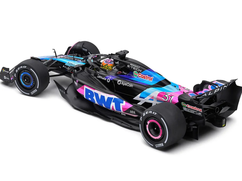 Alpine A524 #31 Esteban Ocon "BWT" Formula One F1 Miami GP (2024) "Competition" Series 1/18 Diecast Model Car by Solido