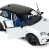2024 Alpine A290 GTS White Metallic with Black Top 1/18 Diecast Model Car by Solido