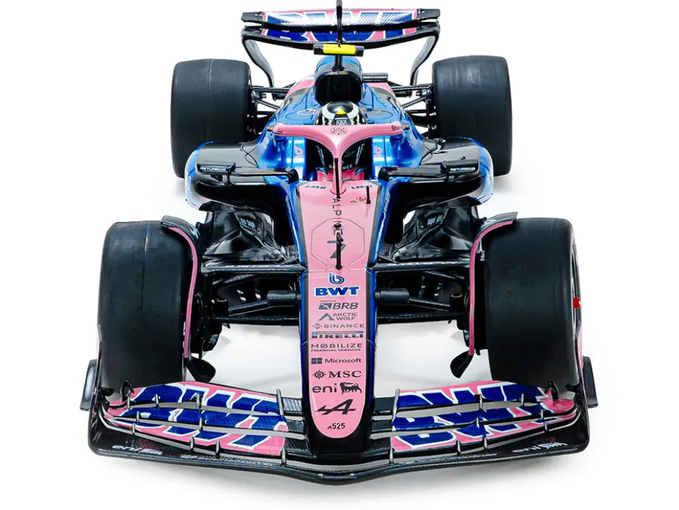 Alpine A525 #7 Jack Doohan "BWT" Formula One F1 "Chinese GP" (2025) "Competition" Series 1/18 Diecast Model Car by Solido
