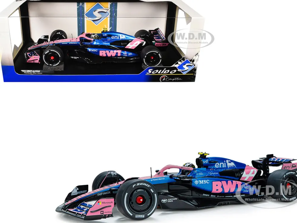 Alpine A525 #7 Jack Doohan "BWT" Formula One F1 "Chinese GP" (2025) "Competition" Series 1/18 Diecast Model Car by Solido