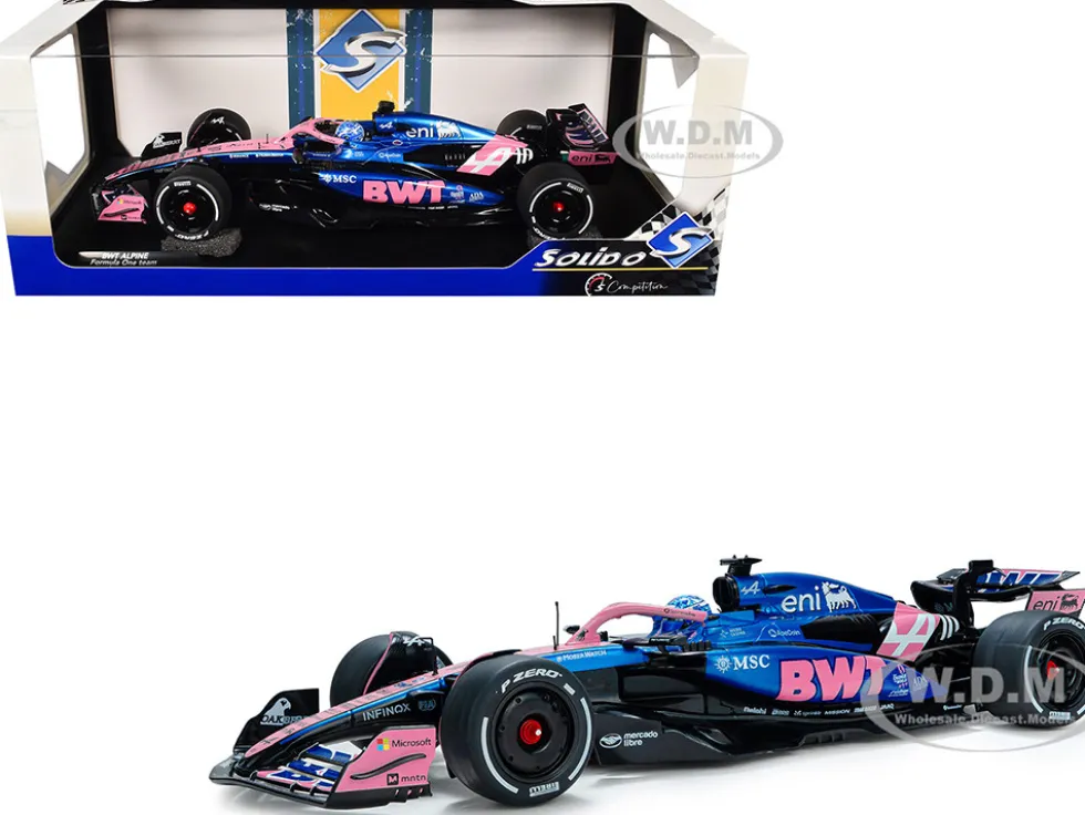 Alpine A525 #10 Pierre Gasly "BWT" Formula One F1 "Bahrain GP" (2025) "Competition" Series 1/18 Diecast Model Car by Solido