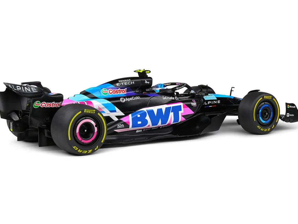 Alpine A524 #10 Pierre Gasly "BWT" Formula One F1 Monaco GP (2024) "Competition" Series 1/18 Diecast Model Car by Solido