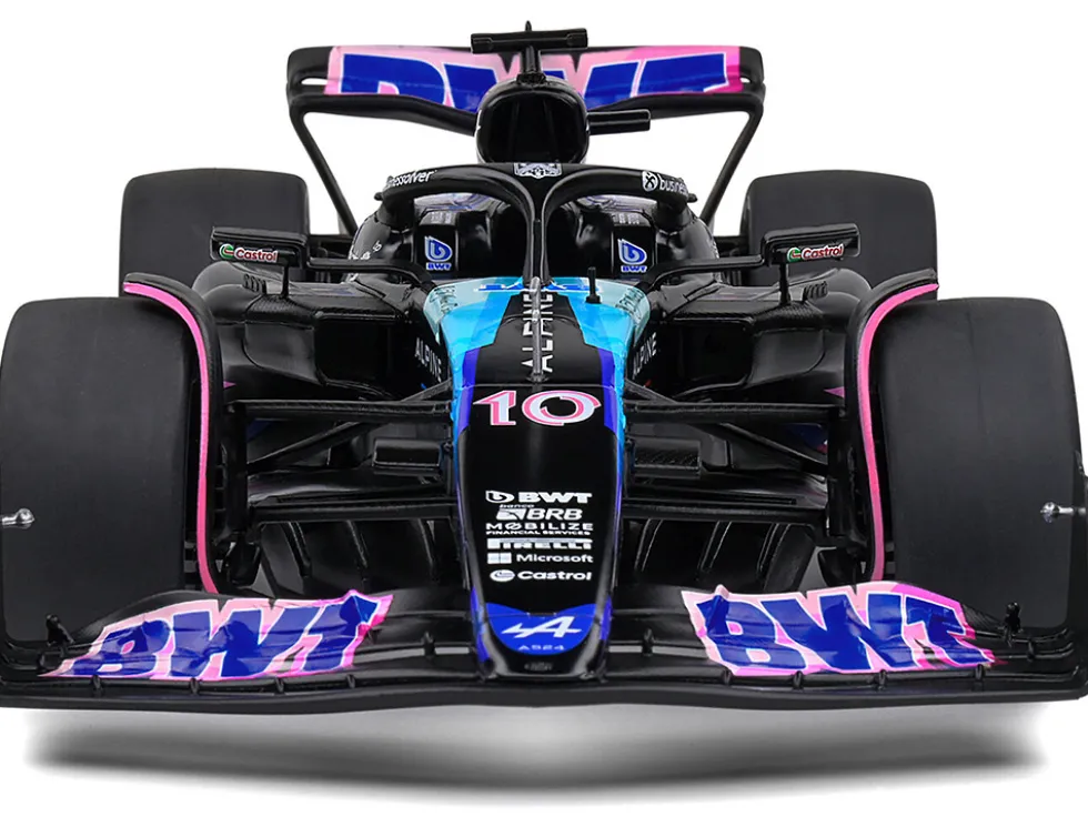 Alpine A524 Presentation Edition "BWT" "Formula One F1 World Championship" (2024) "Competition" Series 1/18 Diecast Model Car by Solido