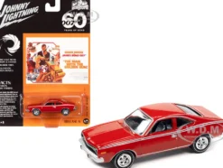 1974 AMC Hornet Red 007 James Bond The Man with the Golden Gun 1974 Movie Pop Culture 2022 Release 4 1/64 Diecast Model Car Johnny Lightning JLPC009-JLSP267