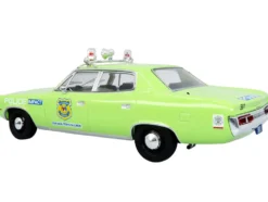 1972 AMC Matador Police Car "Cleveland Police Department" Light Green 1/43 Diecast Model by Iconic Replicas