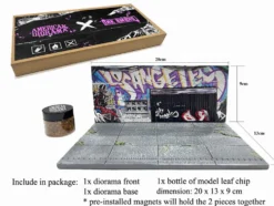 American Diorama X INK BMBRS - LA Graffiti Street Art Diorama for 1/64 Scale Models by American Diorama