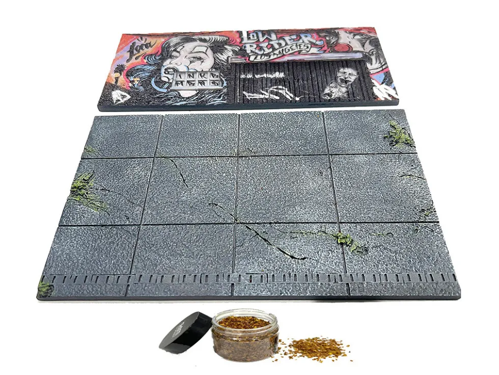 American Diorama X INK BMBRS - LA Lowrider Street Art Diorama for 1/64 Scale Models by American Diorama