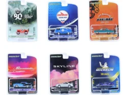 Anniversary Collection Set of 6 pieces Series 17 1/64 Diecast Model Cars by Greenlight