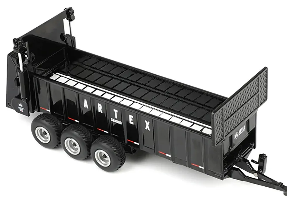 Artex SBX800 Triple Axle Spreader Black 1/64 Diecast Model by SpecCast