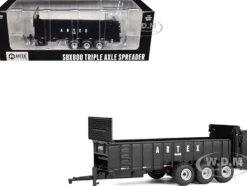 Artex SBX800 Triple Axle Spreader Black 1/64 Diecast Model by SpecCast
