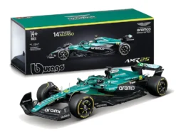 Aston Martin AMR25 #18 Lance Stroll "Aramco" Formula One F1 "World Championship" (2025) 1/24 Diecast Model Car by Bburago
