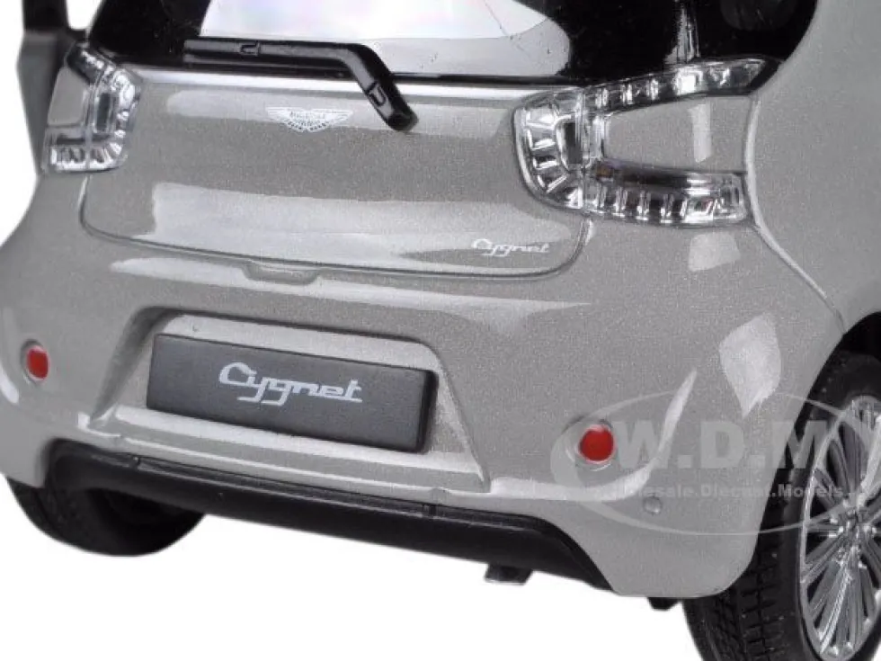 Aston Martin Cygnet Silver 1/24 Diecast Car Model Welly 24028