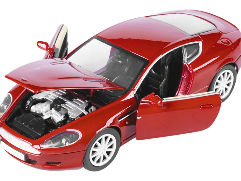 Aston Martin DB9 Coupe Red Timeless Legends 1/24 Diecast Car Model Motormax 73321
