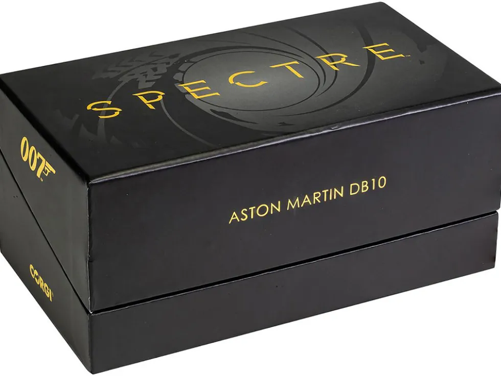 Aston Martin DB10 RHD (Right Hand Drive) Silver Metallic James Bond 007 "Spectre" (2015) Movie Diecast Model Car by Corgi