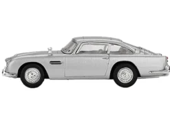 Aston Martin DB5 RHD (Right Hand Drive) Birch Silver Metallic 007 James Bond 