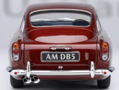 Aston Martin DB5 RHD (Right Hand Drive) Dubonnet Rosso Red Metallic 1/18 Model Car by Autoart
