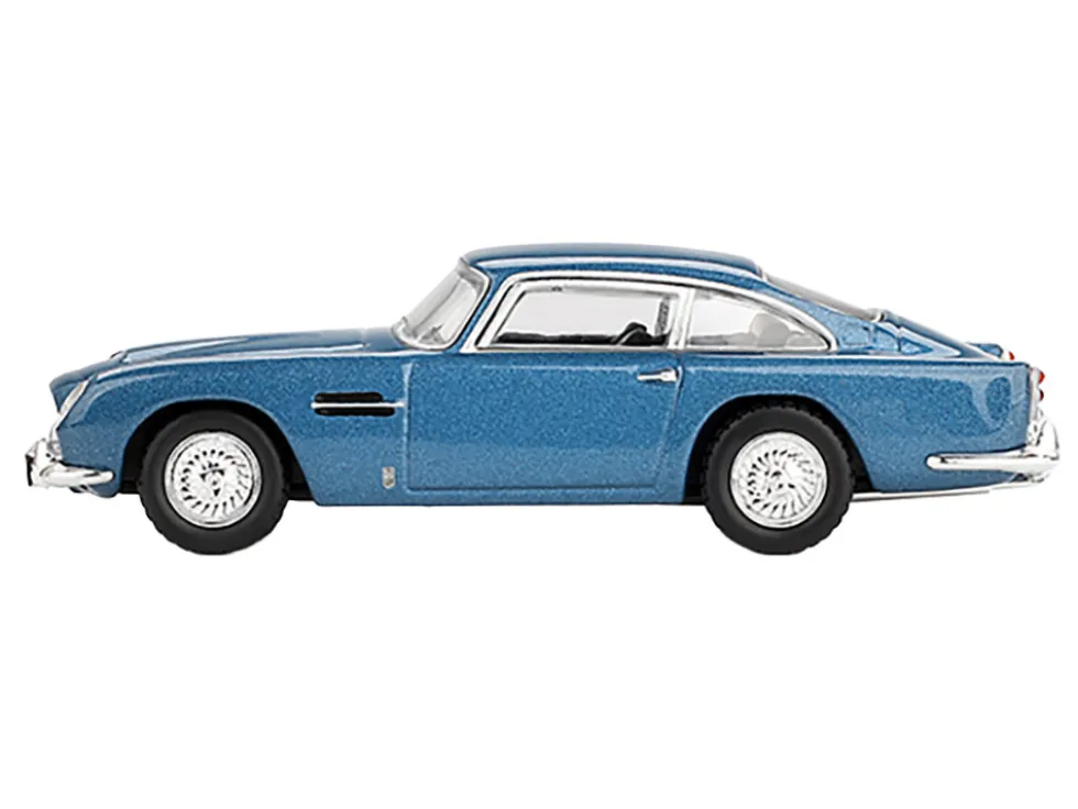 Aston Martin DB5 Sierra Blue Metallic Limited Edition 1/64 Diecast Model Car by Mini GT