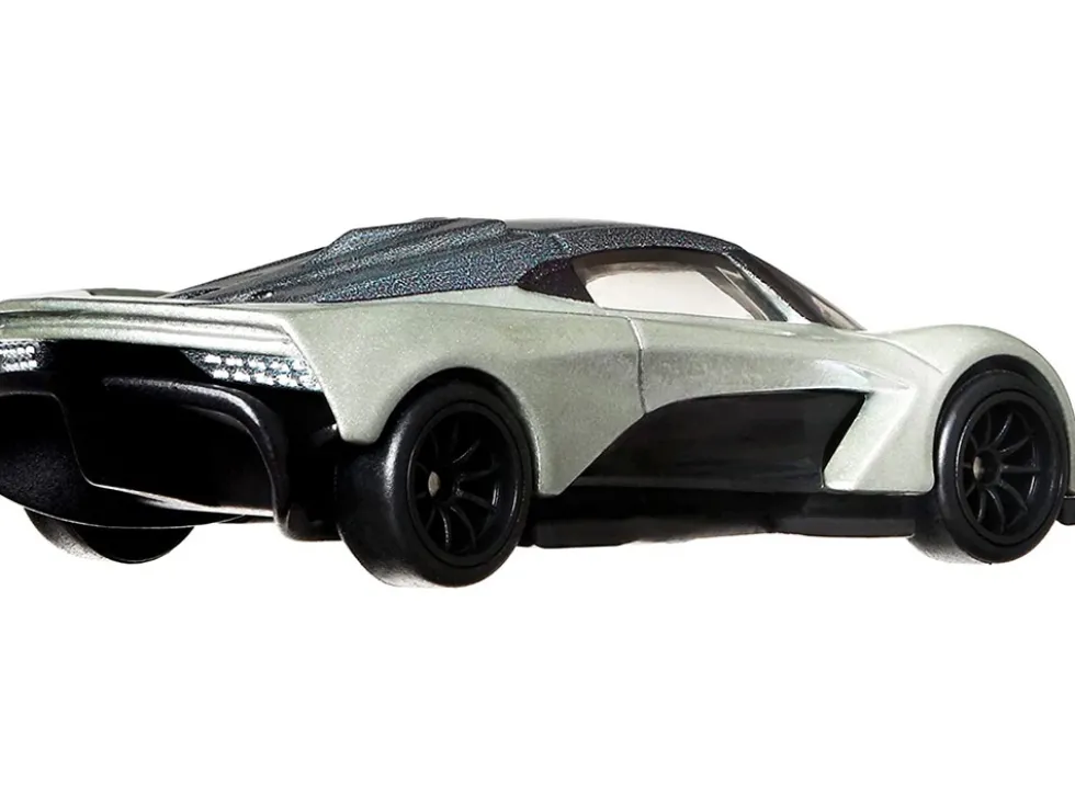 Aston Martin Valhalla Concept Light Green Metallic Dark Green Top James Bond 007 No Time to Die 2021 Movie Diecast Model Car Hot Wheels GRL79
