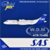 ATR 72-600 Commercial Aircraft "Scandinavian Airlines" (SE-MKD) White with Blue Tail 1/400 Diecast Model Airplane by GeminiJets