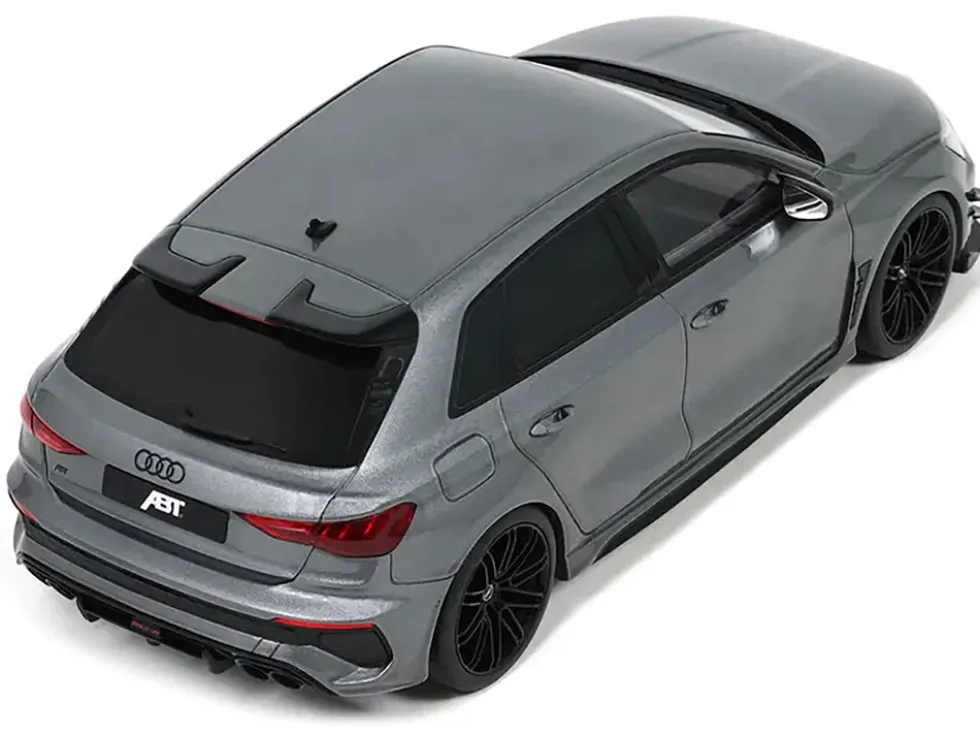 Audi ABT RS3-R Daytona Gray Metallic 1/18 Model Car by GT Spirit