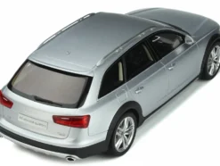 2019 Audi A6 C7 Allroad Floret Silver Metallic 1/18 Model Car GT Spirit GT354