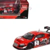 Audi R8 LMS #1 Edoardo Mortara Winner "Macau GT Cup" (2013) 1/64 Diecast Model Car by Pop Race